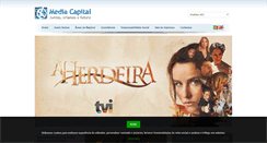 Desktop Screenshot of mediacapital.pt